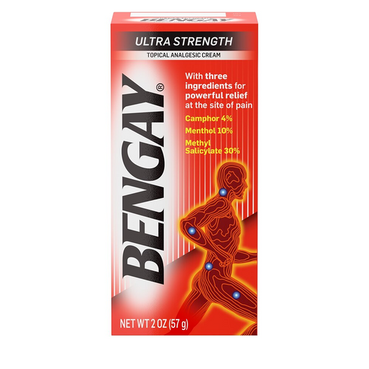 Bengay Ultra Strength Topical Pain Relief Cream, 2oz