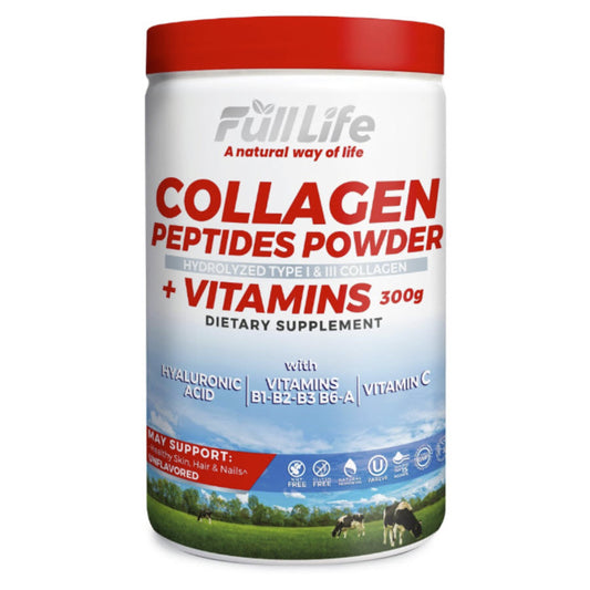 Full Life Collagen Peptides Powder + Vitamins Diet Supplement Powder