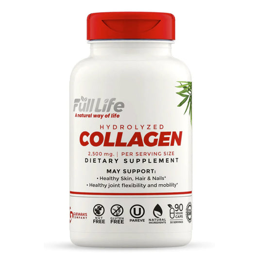 Full Life Hydrolyzed Bovine Collagen 2500mg - 90 Tablets