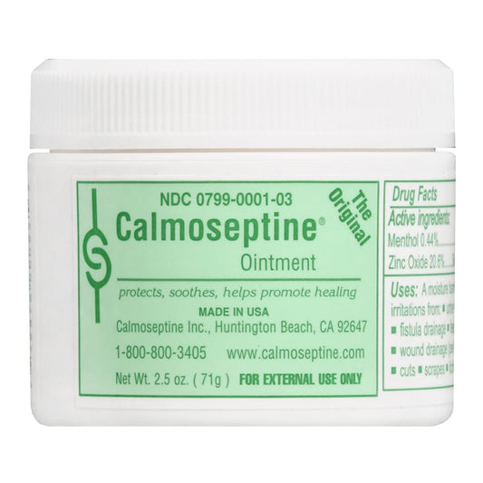 Calmoseptine Diaper Rash Ointment Jar, 2.5oz