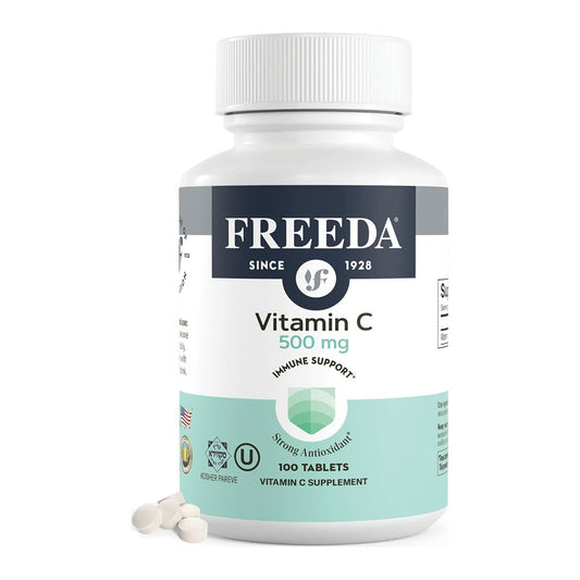 Freeda Pure Vitamin C 500 mg, 100 Tablets