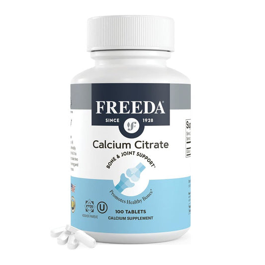 Freeda Calcium Citrate 250 Mg, 100 Tablets