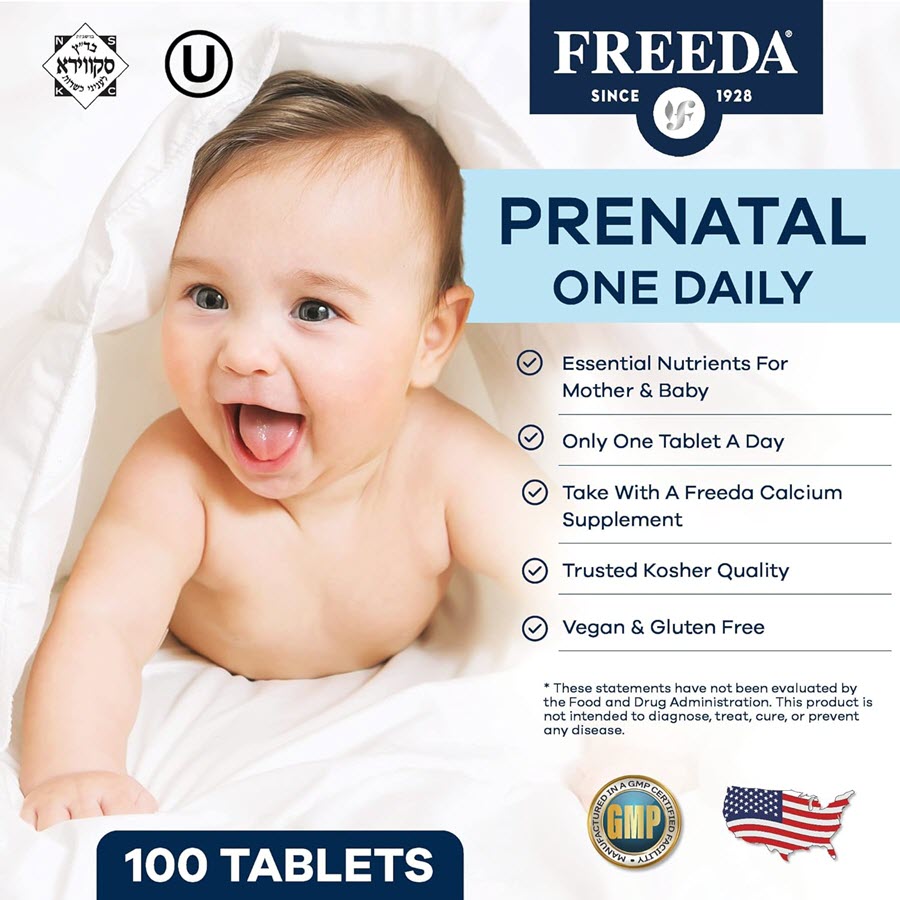 Freeda Prenatal One Daily, 100 Tablets