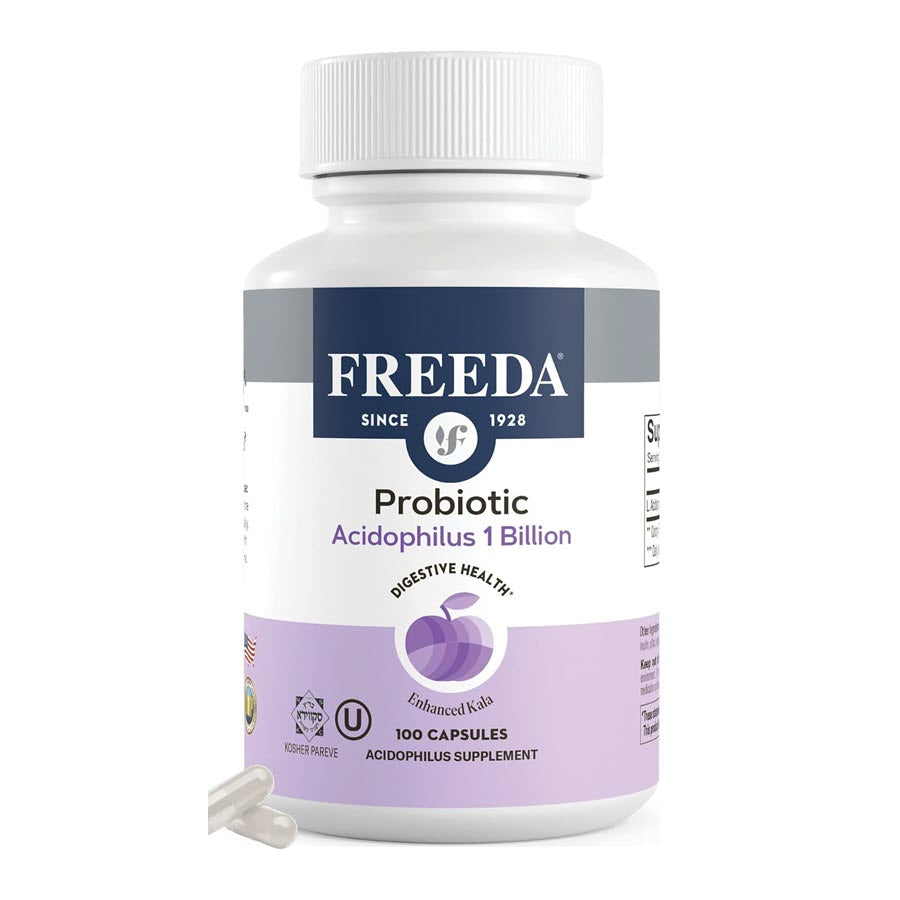 Freeda Probiotics Acidophilus 1 Billion, 100 Capsules