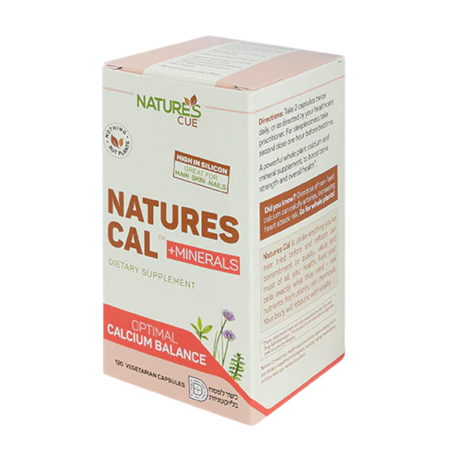 Natures Cue Natures Cal Plus (Calcium), 120 Vegetarian Capsules