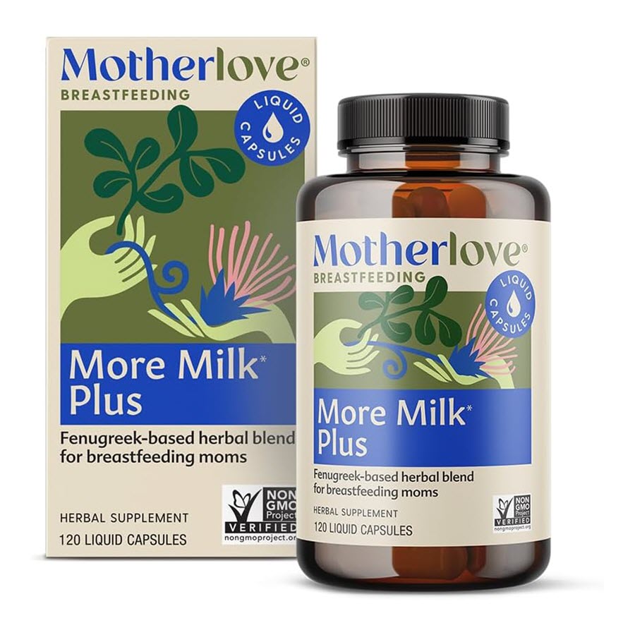 Motherlove More Milk Plus Vegan Dietary Supplement - 120 Capsules