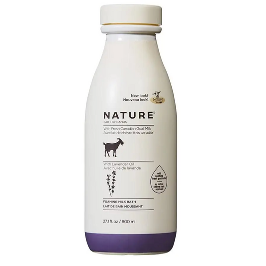 Nature by Canus Lavender Foaming Milk Bath with Fresh Goat's Milk 27.1 fl. oz