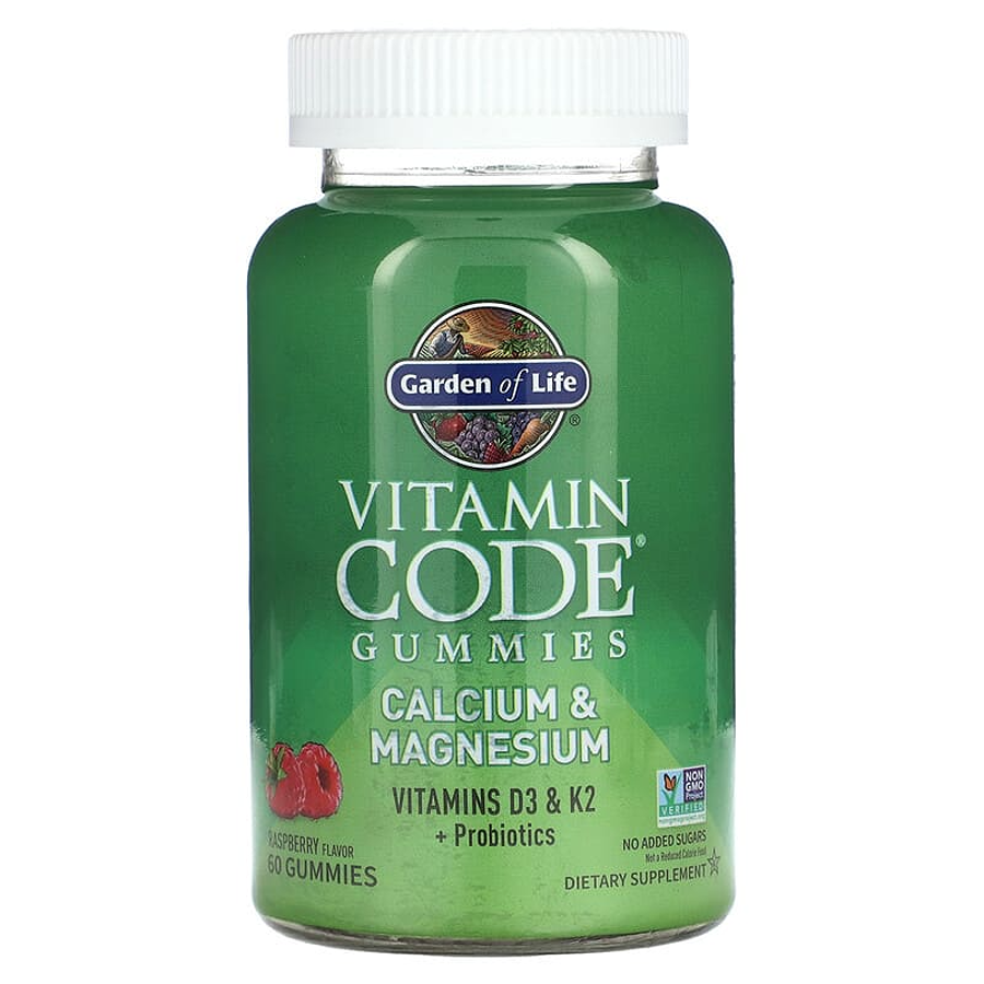 Garden of Life Vitamin Code Calcium & Magnesium Gummies, 60ct