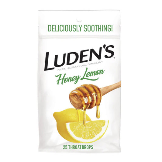 Luden's Throat Drops Honey Lemon - 25ct