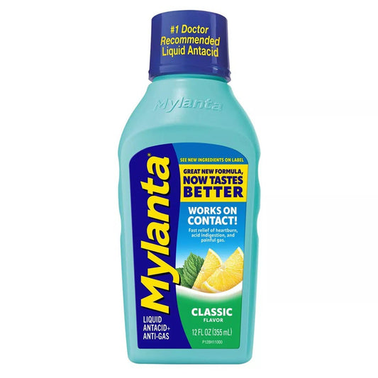 Mylanta Maximum Strength Liquid - Classic Flavor - 12oz