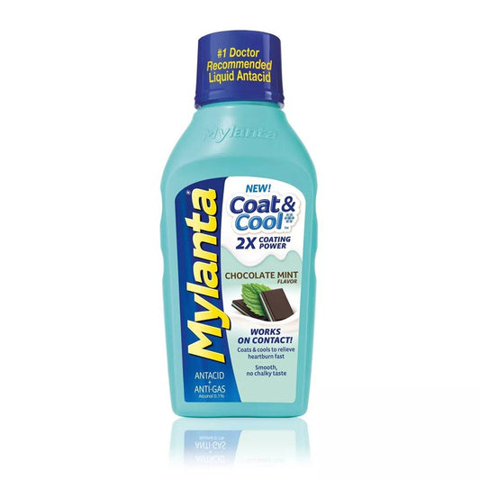 Mylanta Coat & Cool Chocolate Mint - 12 fl oz