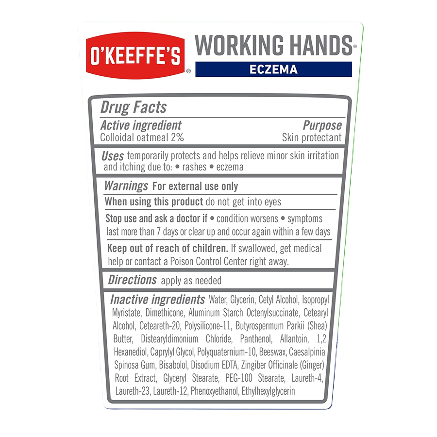 O'Keeffe's Hand Cream Eczema Relief 2oz