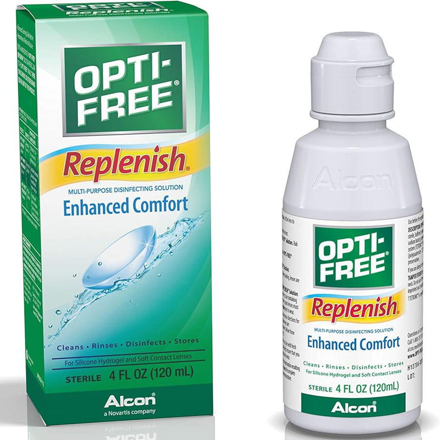 Opti-Free Replenish Multi-Purpose Disinfecting Solution, 4 fl oz