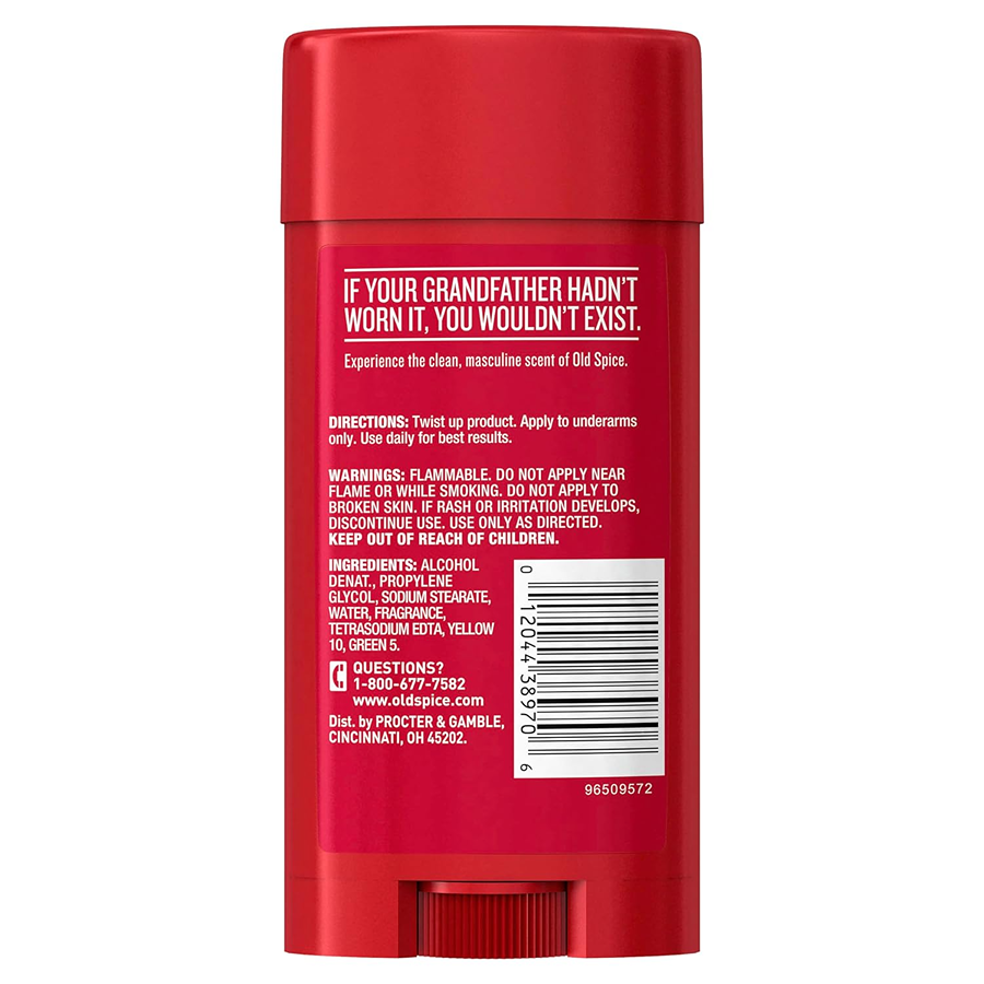 Old Spice Classic Deodorant Stick, Original Scent, 3.25oz