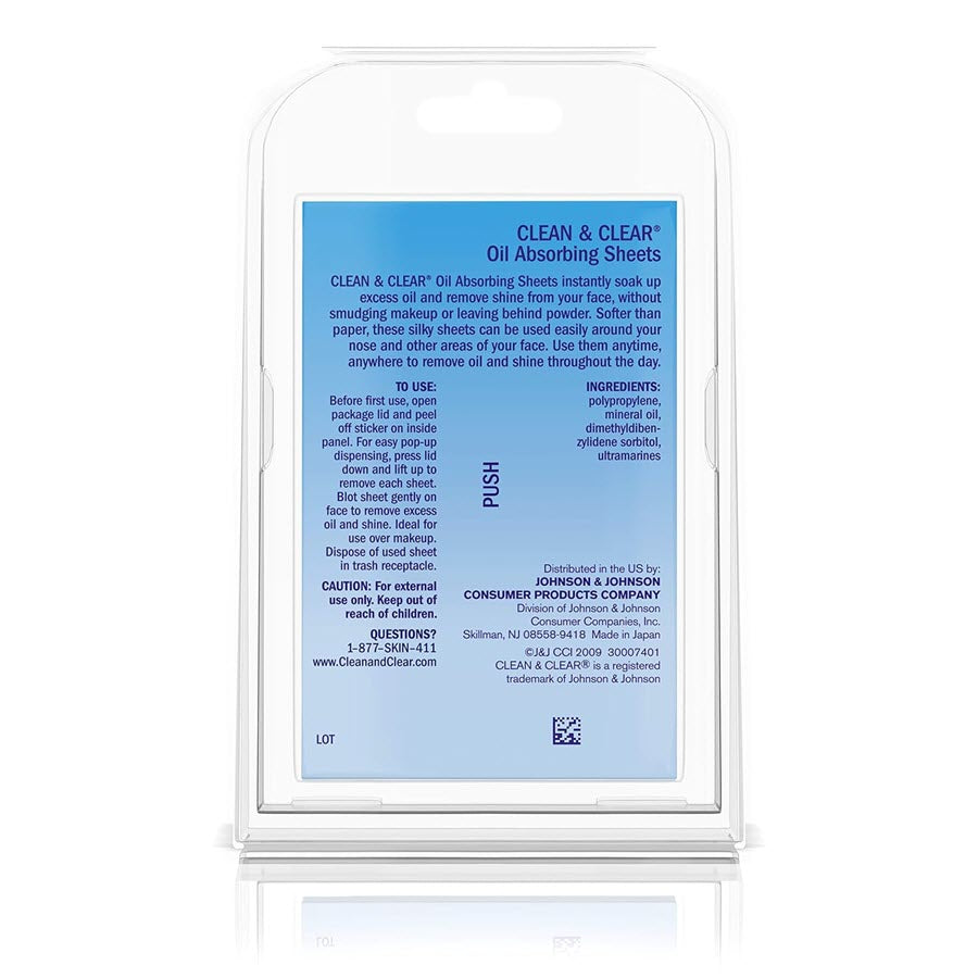 Clean And Clear Clear Touch Oil Absorbing Sheets 50ct