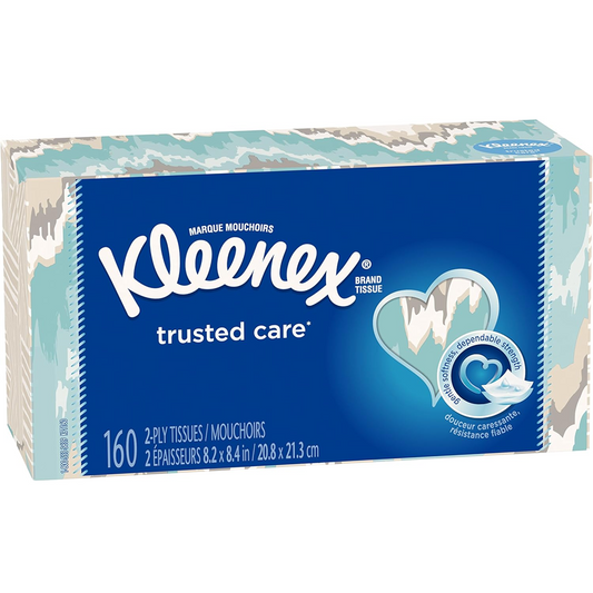 Kleenex Trusted Care Facial Tissue, 160 ct