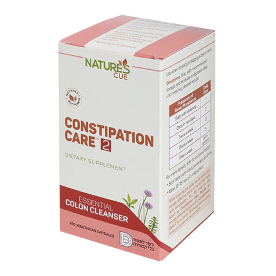 Natures Cue Constipation Care 2, Essential Colon Cleanser, 100 Vegetarian Capsules