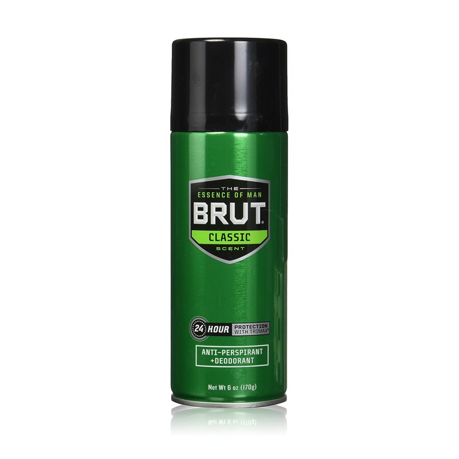 Brut Antiperspirant Deodorant Spray, Classic, 6oz