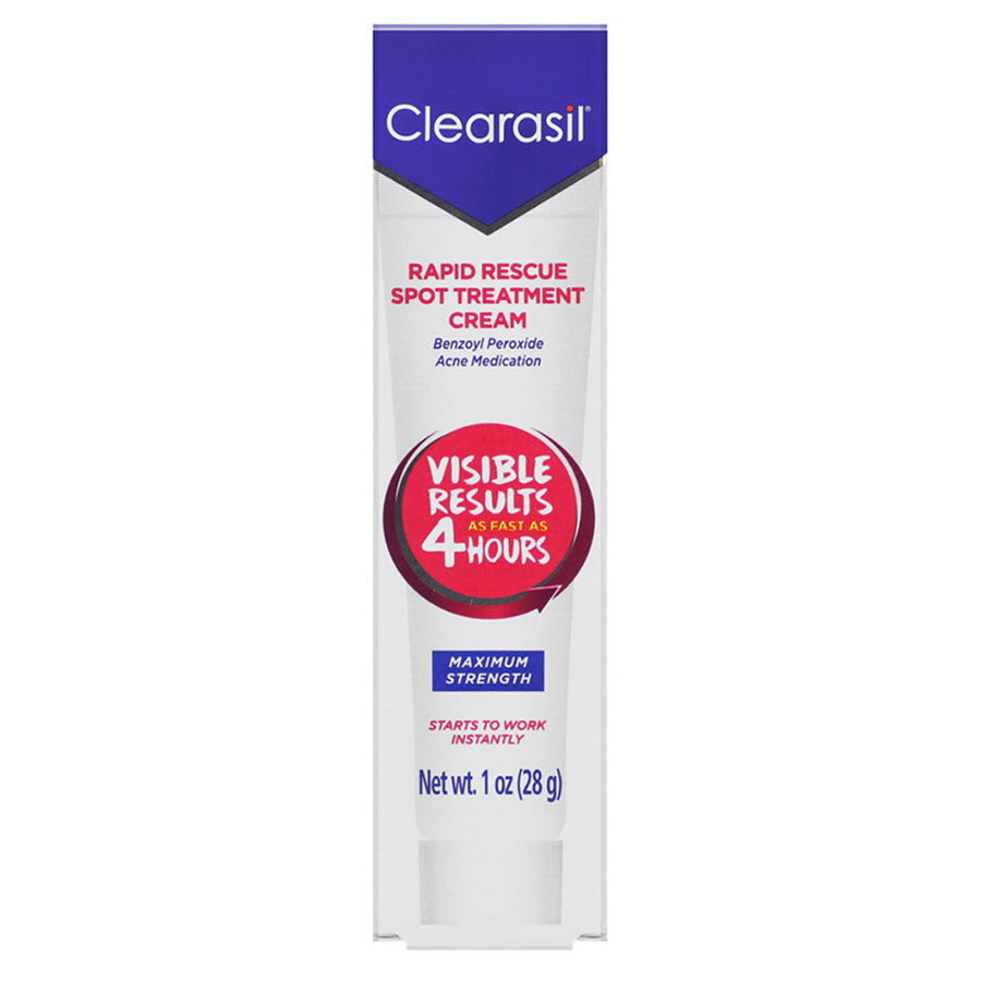 Clearasil Rapid Rescue Spot Treatment Cream, 1oz