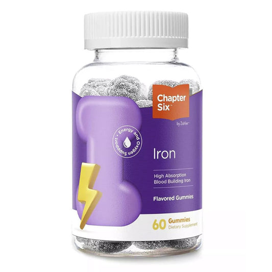 Zahler Chapter Six Iron 10 mg, 60 Gummies