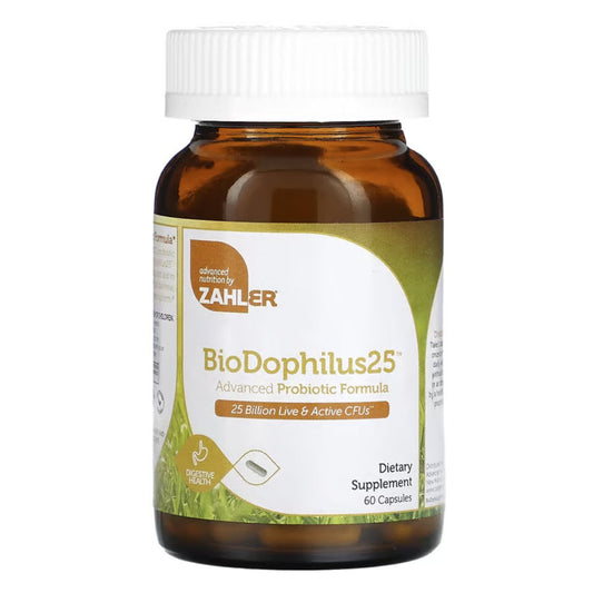 Zahler BioDophilus25 - 25 billion CFU - 60 Capsules