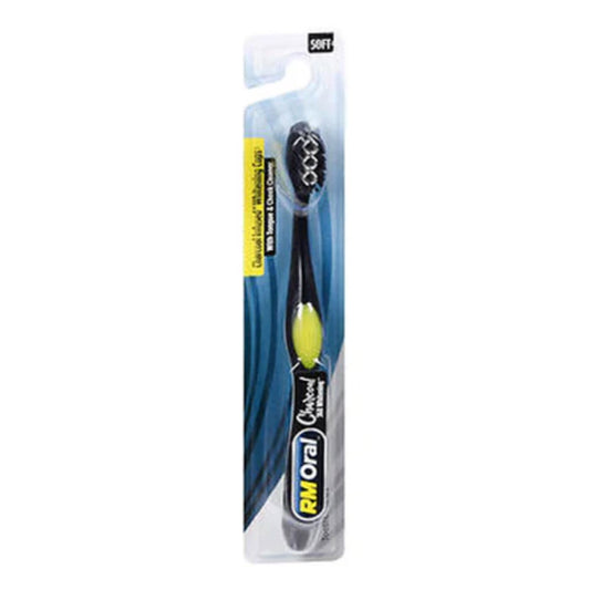 RM Oral Charcoal 360 Whitening Toothbrush, Soft