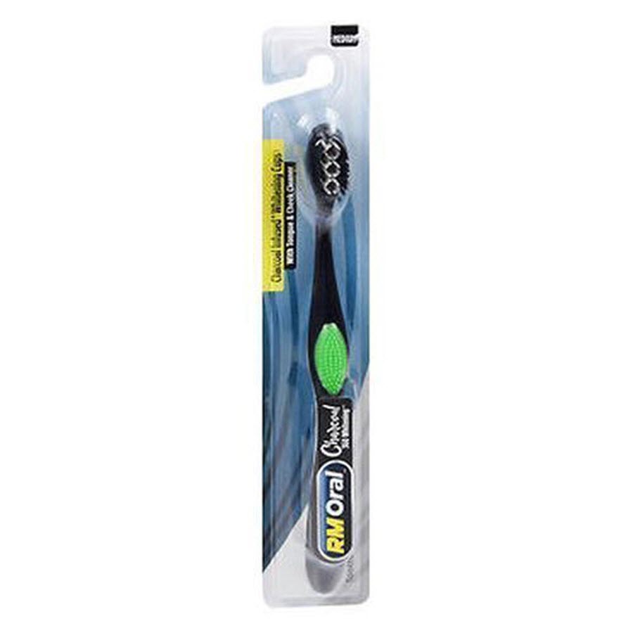 RM Oral Charcoal 360 Whitening Toothbrush, Medium