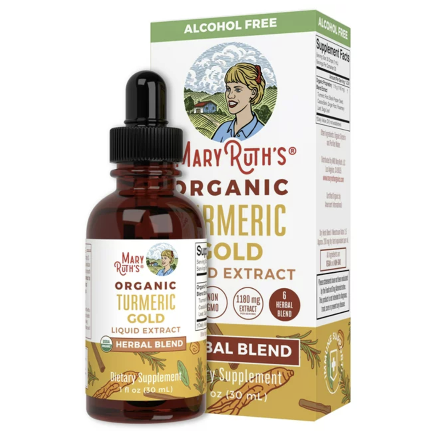 MaryRuth's Organic Turmeric Gold Herbal Liquid Drops 1 fl. oz.