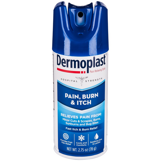 Dermoplast Pain Relief Spray for Minor Cuts, Burns and Bug Bites - 2.75oz