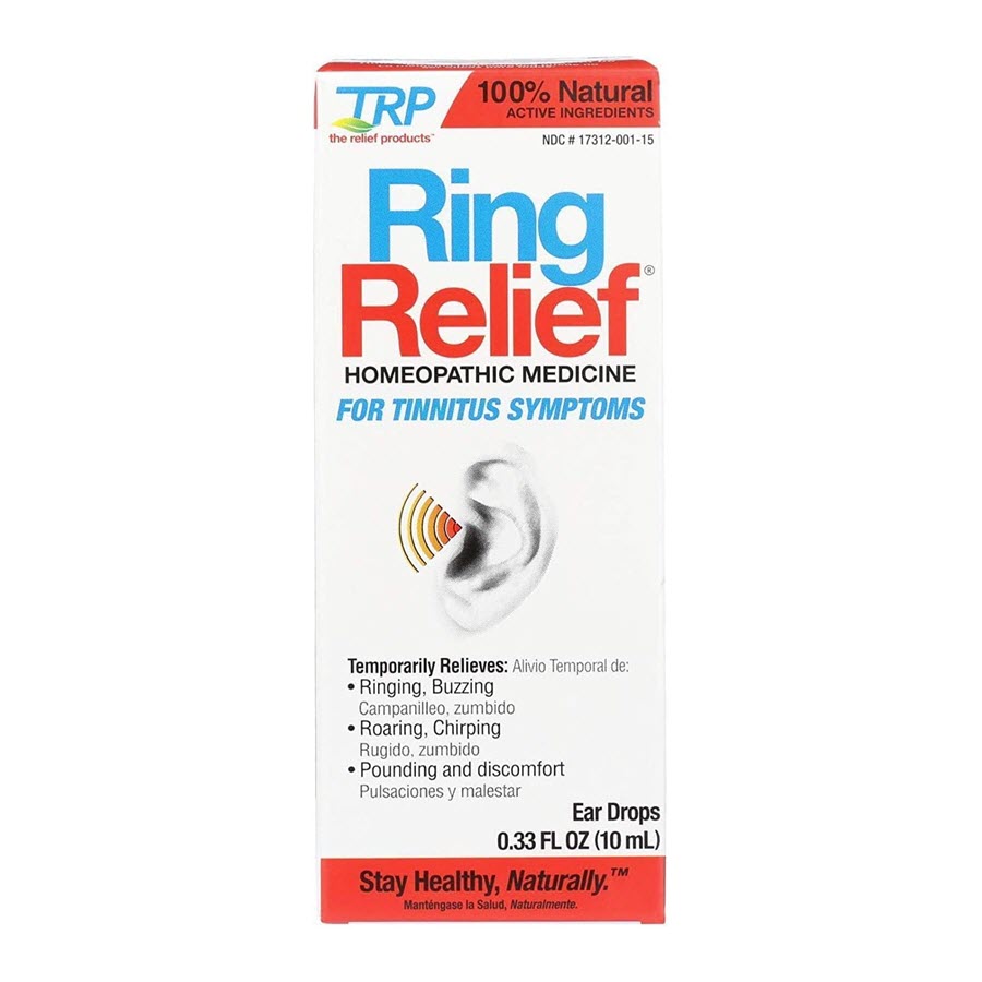 TRP Company Ring Relief Homeopathic Ear Drops, 0.33 fl oz Liq