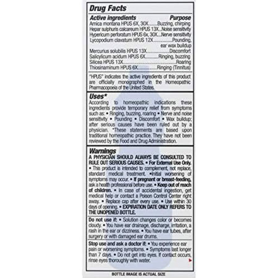 TRP Company Ring Relief Homeopathic Ear Drops, 0.33 fl oz Liq