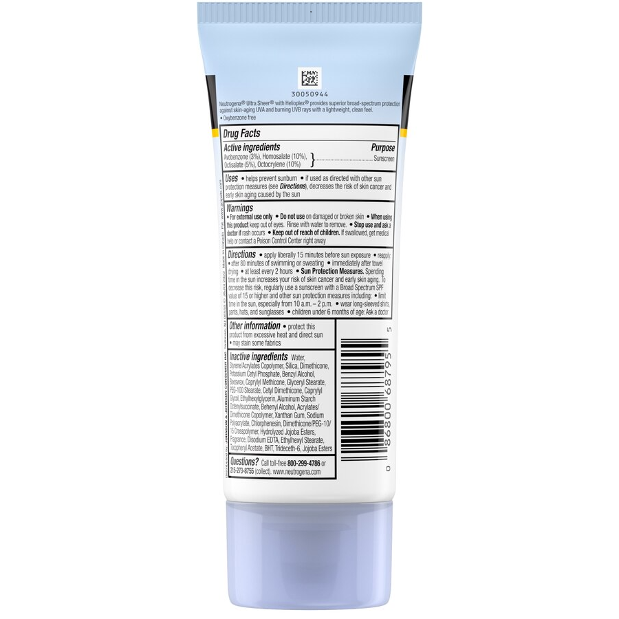 Neutrogena Ultra Sheer Dry-Touch Sunscreen SPF 45, 3 Fl Oz