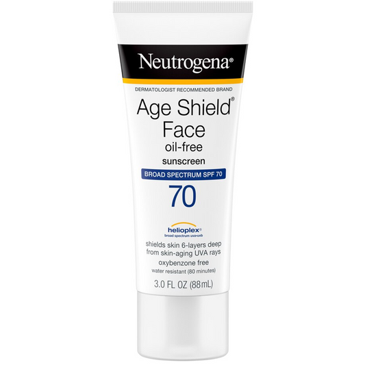 Neutrogena Age Shield Face Lotion Sunscreen Broad Spectrum SPF 70 - 3oz