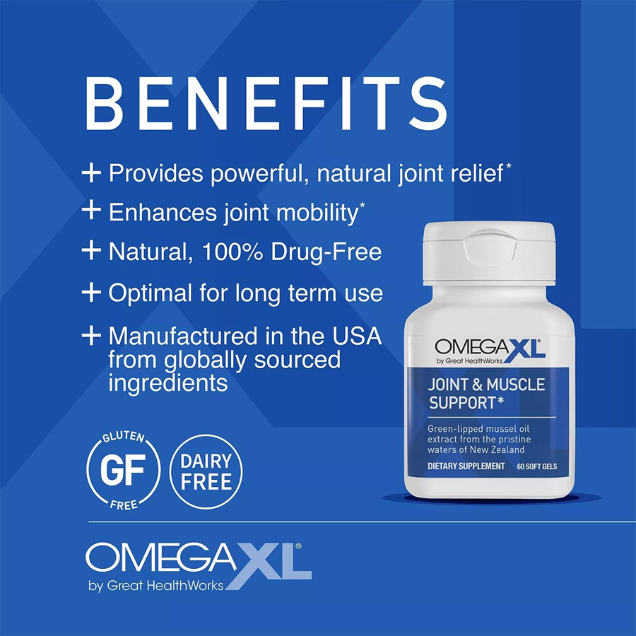 Omega XL Joint & Muscle Support, 60 Soft Gels