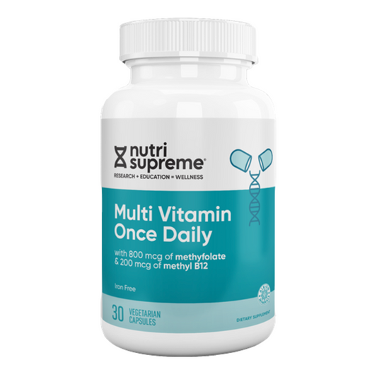 Nutri-Supreme Research Ultimate Multi-Vitamins Once Daily with Folate, 30  Vegetarian Capsules