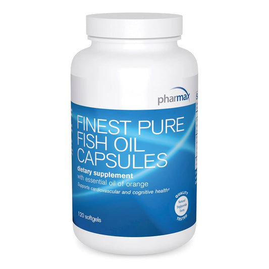 Pharmax Finest Pure Fish Oil, 120 Vegatable Capsules