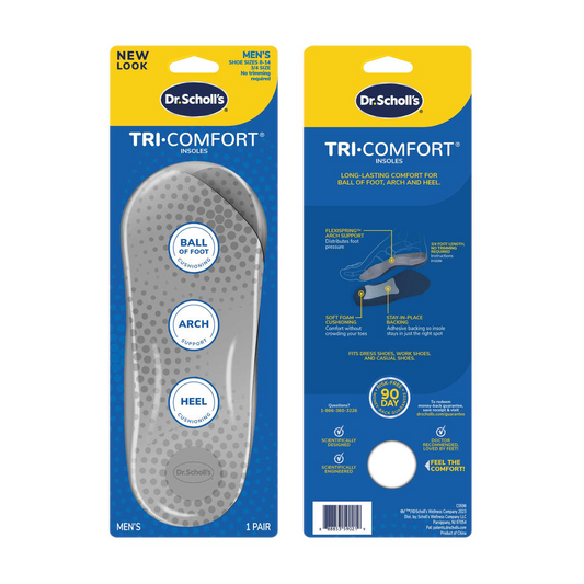 Dr. Scholl's Comfort Tri-Comfort Insoles for Men - Size (8-12)