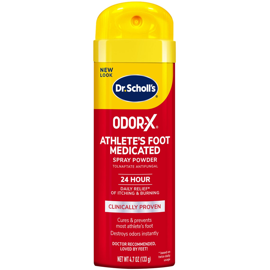 Dr. Scholl's Odor-X Athlete's Foot 24hr Medicated AF Spray Powder - 4.7oz