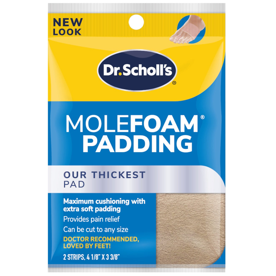 Dr. Scholl’s Mole Foam Padding Strips, 2ct