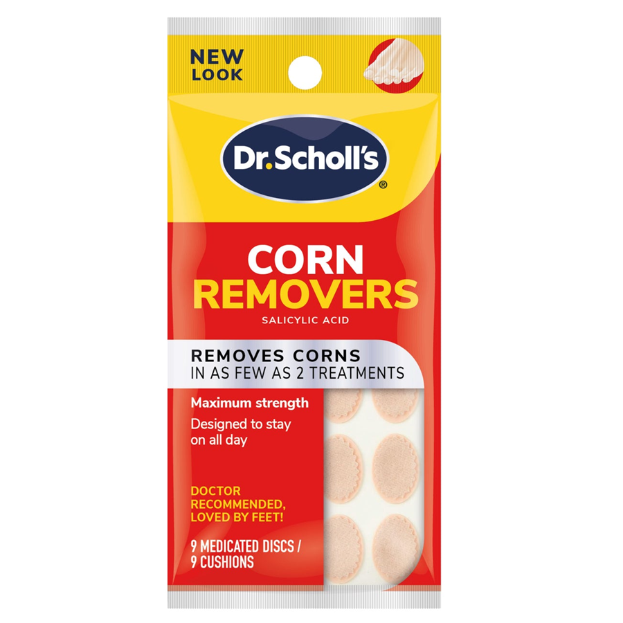 Dr. Scholl’s Corn Removers 9 Medicated Discs and 9 Cushions