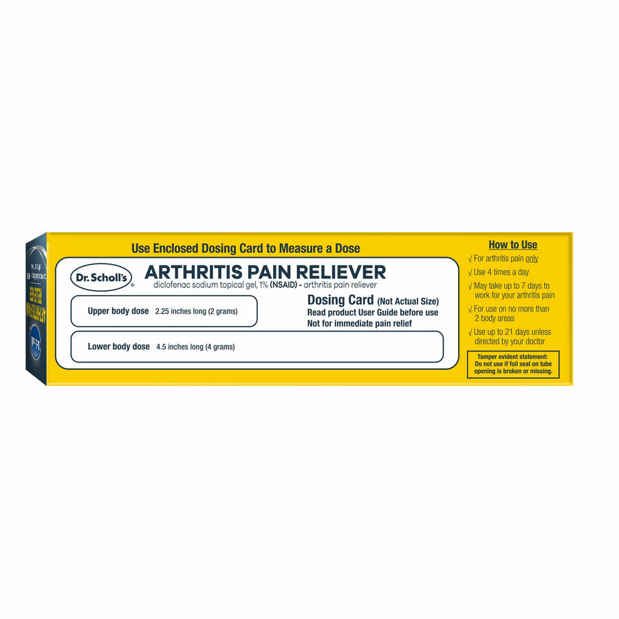 Dr Scholls Arthritis Pain Reliever Gel, 1.76 oz