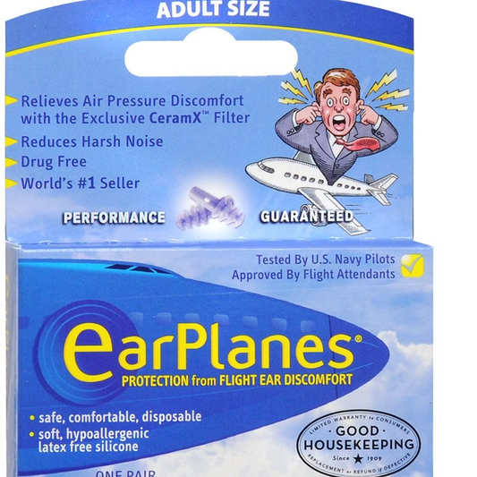 Earplanes AEP Earplugs - 1 pair