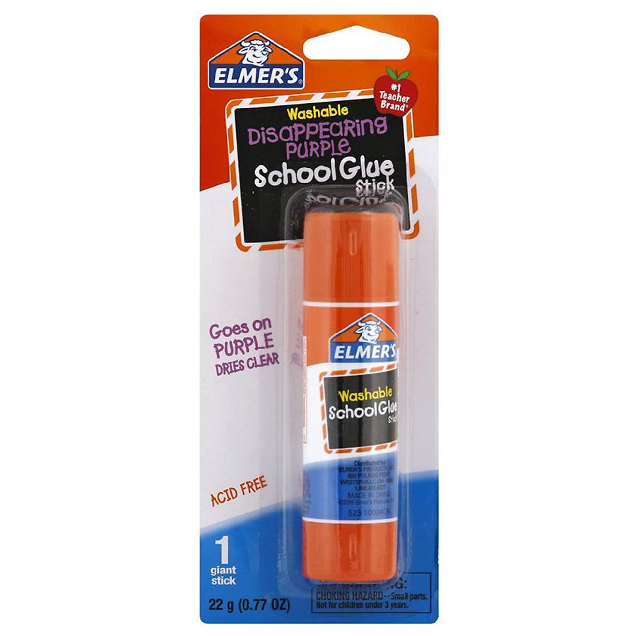 Elmers Disappearing Purple School Glue Stick - 0.77oz, 1 Ea