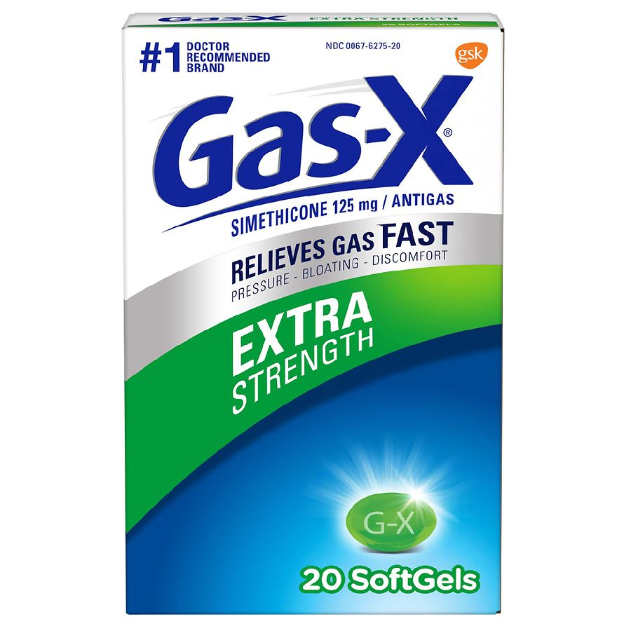 Gas-X Extra Strength Gas Relief Softgels with Simethicone 125 mg - 20ct