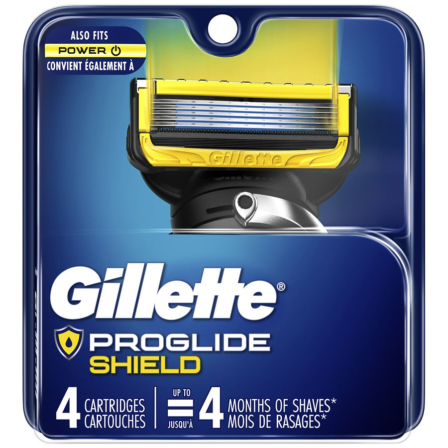 Gillette ProGlide Shield Men's Razor Blade Refills, 4ct