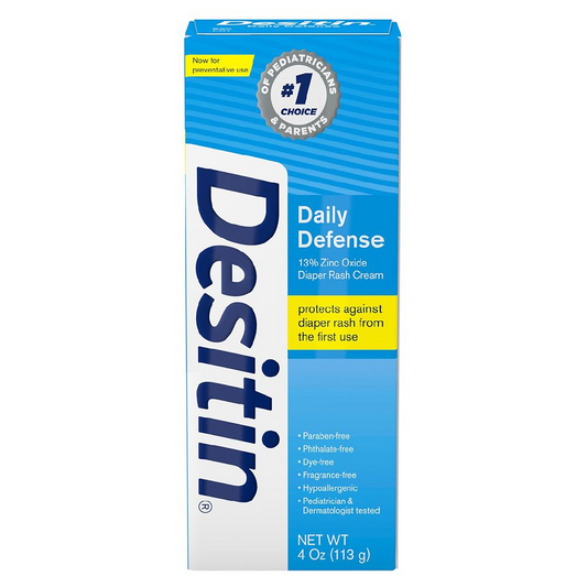 Desitin Daily Defense Baby Diaper Rash Cream with Zinc Oxide - 4oz