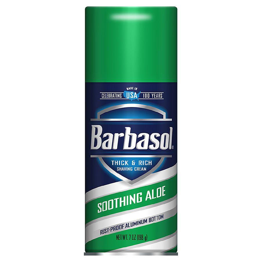 Barbasol Soothing Aloe Thick And Rich Shave Cream, 7oz