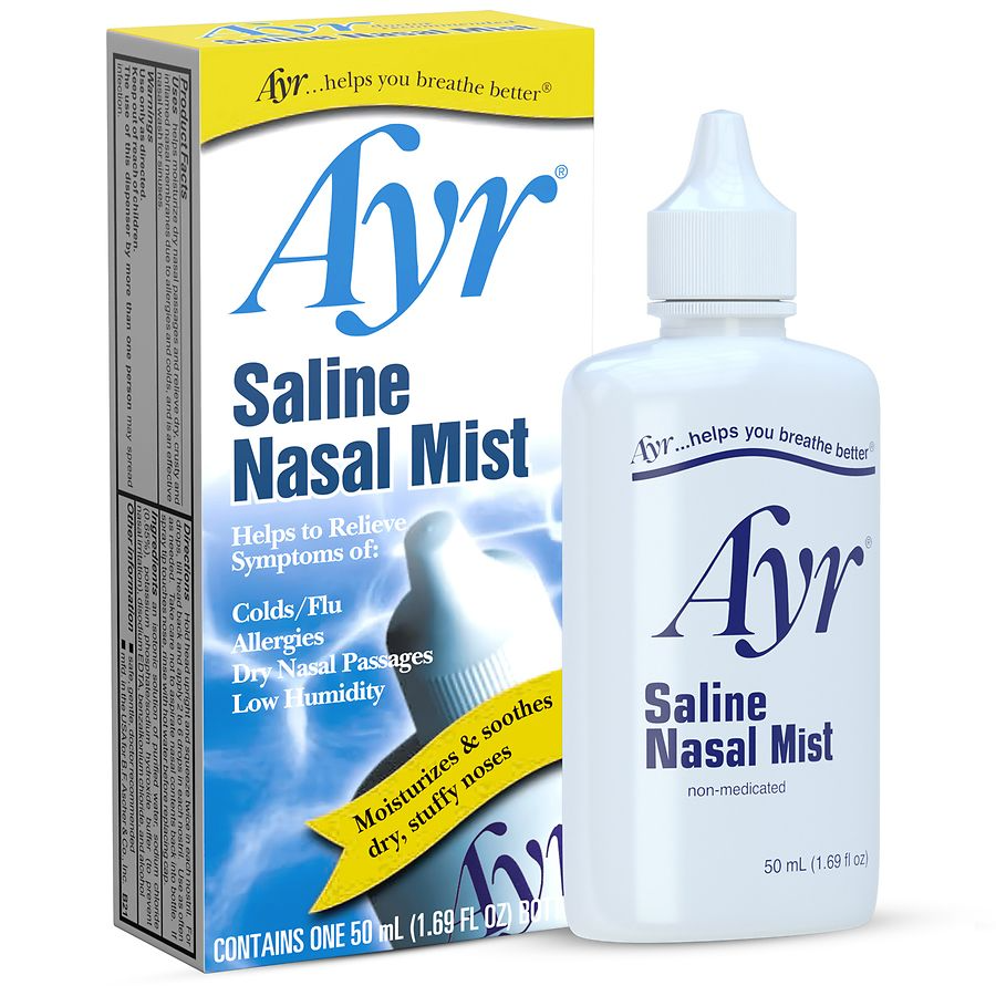 Ayr Saline Nasal Mist, Daily Saline Nasal Care, 50ml