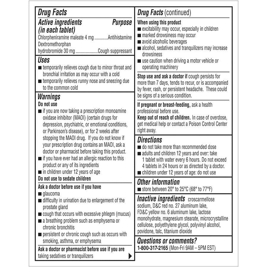 Coricidin HBP Cough & Cold Tablets - 16 Tablets