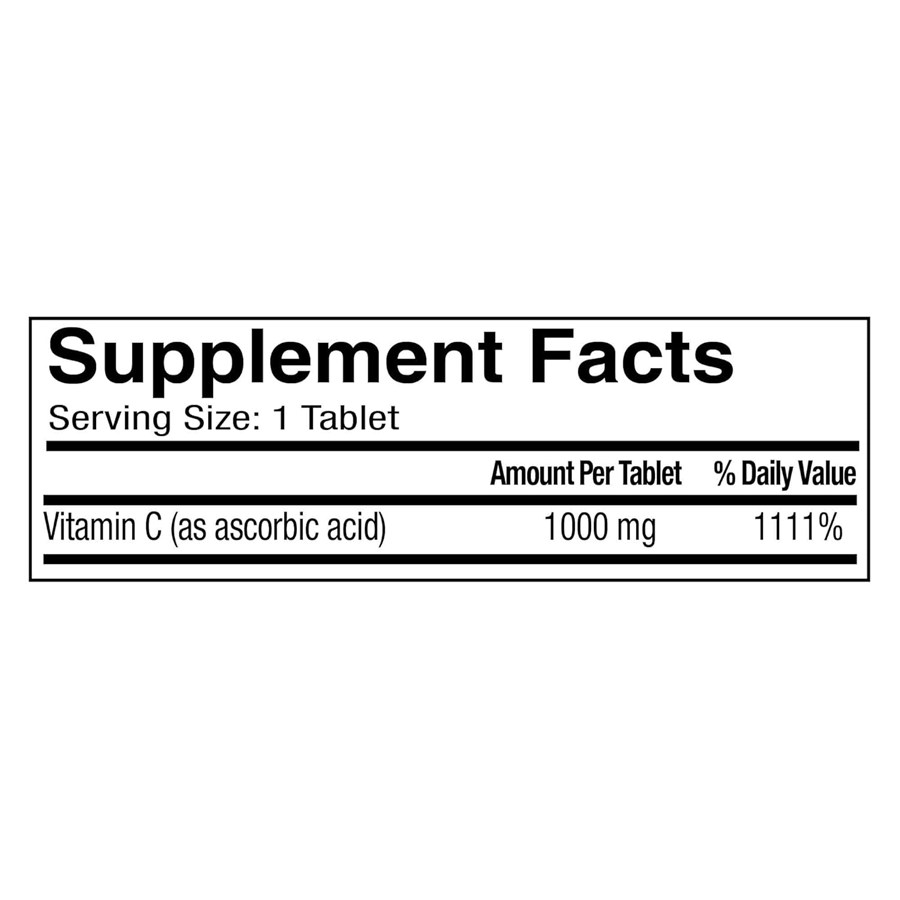 Freeda Vitamin C Time Release 1000mg, 100 Tablets